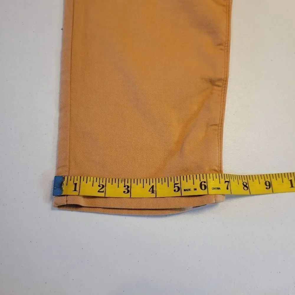 Pistola Orangey Tan Cropped Utility Pants Jeans Women's Size 32 Waist Denim - Picture 15 of 15